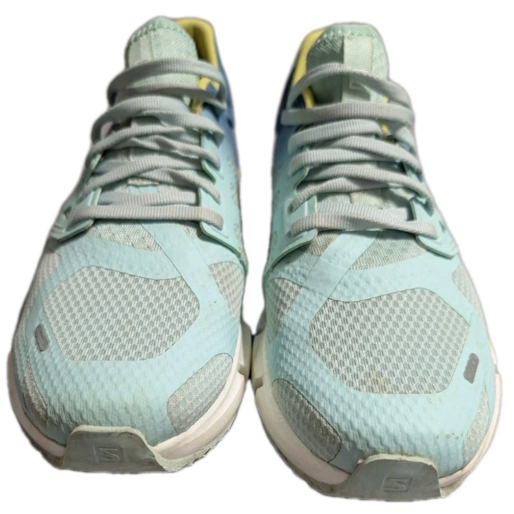 Salomon Predict 2 Running Shoes Womens 7.5 Blue Green Road Running‎ Sneakers - Picture 2 of 10